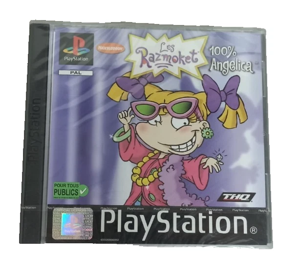 Jeu Game Boy Color - Les Razmoket 100% Angelica - VF - Cartouche Seule - Bon état