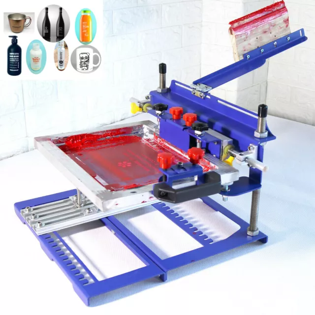 TECHTONGDA DIY New Model-A 170mm Diameter Curved Screen Printing Machine