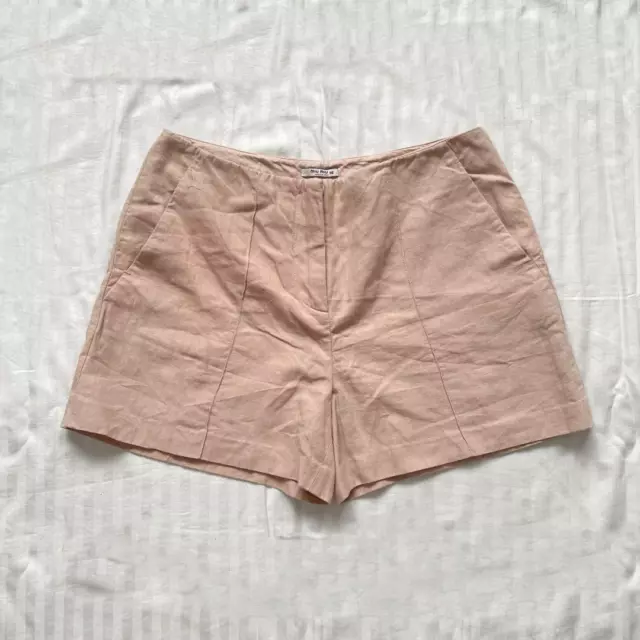 miumiu short pants culottes with balloon belt size 36