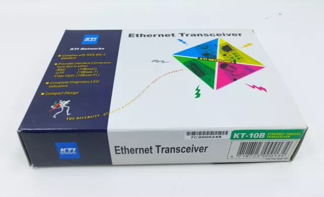 KTI Networks KT-10B Ethernet 10BASE2 Émetteur-récepteur KL011970