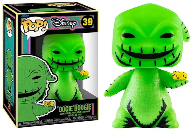 The Nightmare Before Christmas Blacklight Oogie Boogie 3.75" Pop Figure Funko 39