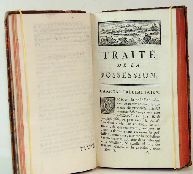 1767. Droit. Pothier. Traité de la possession et de la prescription