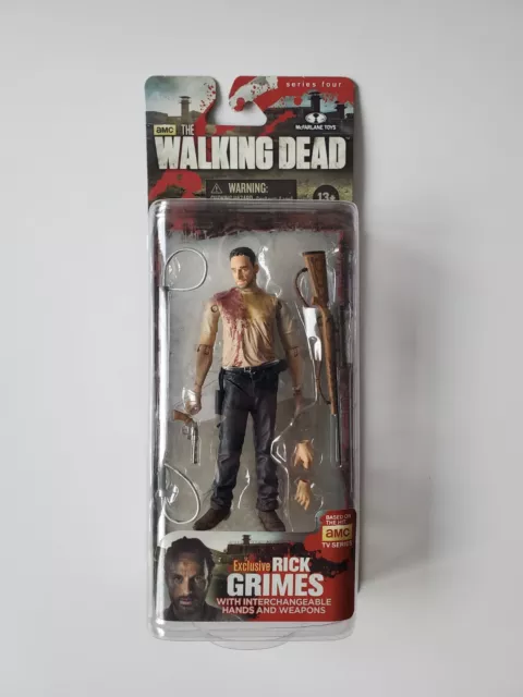 The Walking Dead Rick Grimes Mcfarlane Action Figure Series 4 New Exclusive