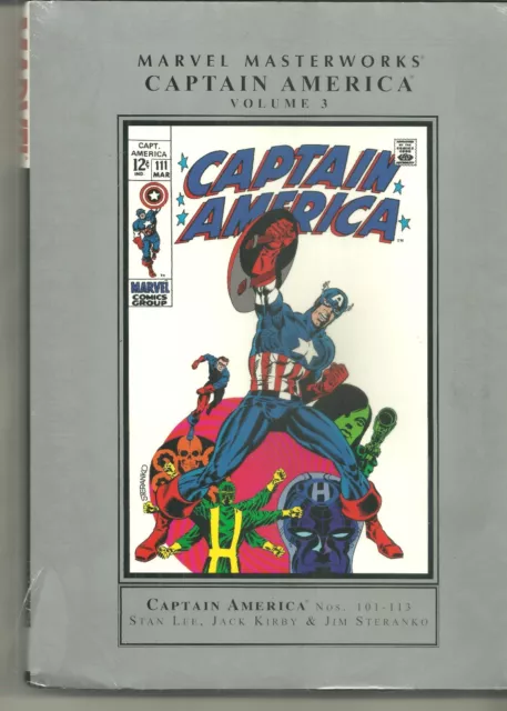 MARVEL MASTERWORKS CAPTAIN AMERICA VOLUME 3 Hardcover First Print Unopened