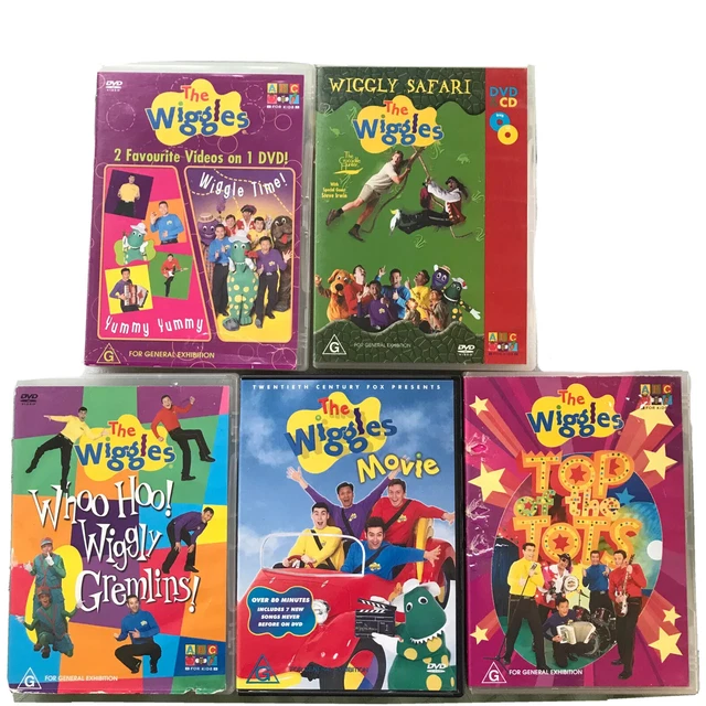 WIGGLES DVD BUNDLE Bulk x5 Original Cast Merchandise Vintage 00s Wiggly ...
