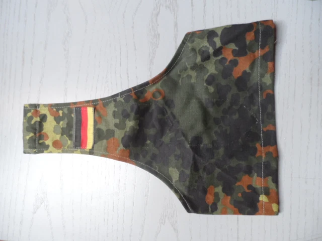Mousepad BW Flecktarn Mit Namensschild – Ca. 23,5 X 19,5 Cm, Gummiert, Rutschfest, Persönlich Bedruckbar
