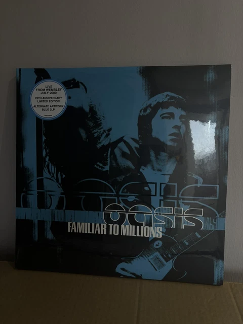 OASIS FAMILIAR TO Millions, Blue Coloured Vinyl HMV Exclusive 3LP