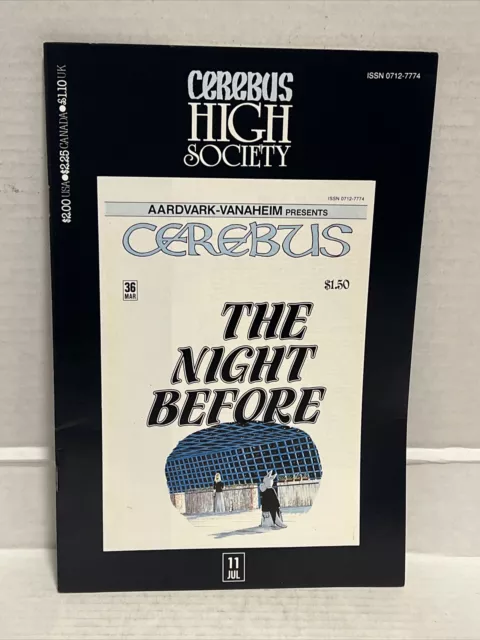 Cerebus High Society #11; Aardvark-Vanaheim | 36 Dave Sim