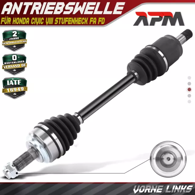 Antriebswelle Vorne Links Automatik für Honda Civic VIII Stufenheck FA FD 1.3L