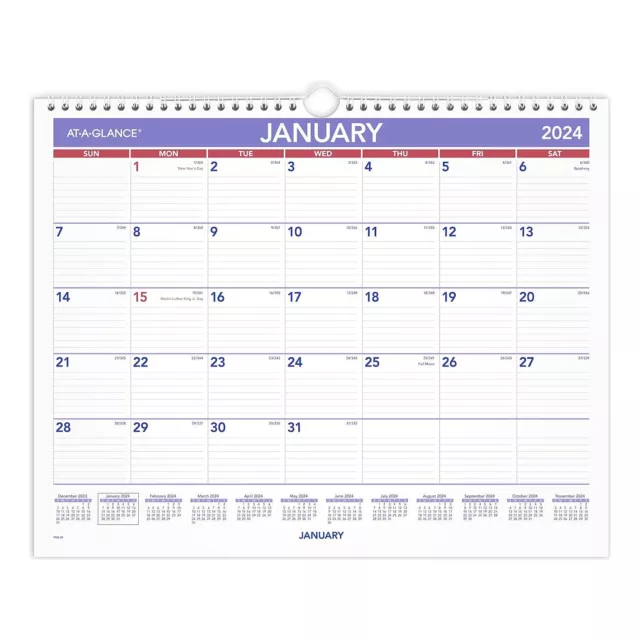 2025 ATAGLANCE 15& x 12" Monthly Wall Calendar (PM82824) 20.23
