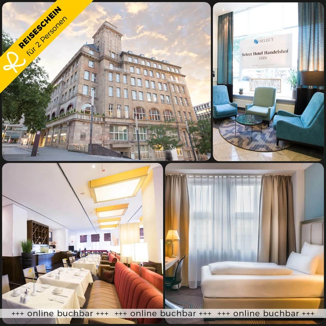 Städtereise Essen 3 Tage 2 Personen 4* SELECT Hotel Hotelgutschein Kurzurlaub