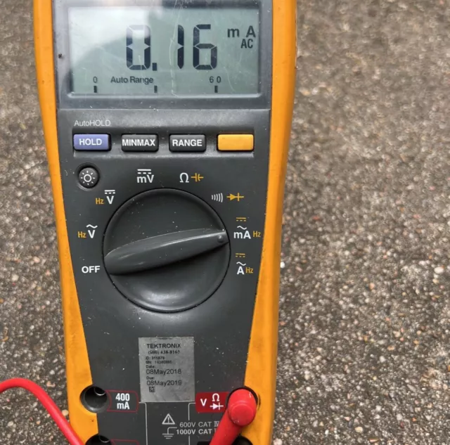 FLUKE 177 True RMS Handheld Digital Multimeter w/ Leads