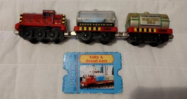 Thomas Take-N-Play Along Diecast Train Sodor Aquarium Shark
