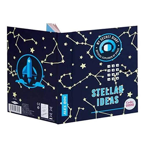 DIARY WITH SECRET Code Roymart Stellar Ideas 15 X 20,5 X 3 C (UK IMPORT ...