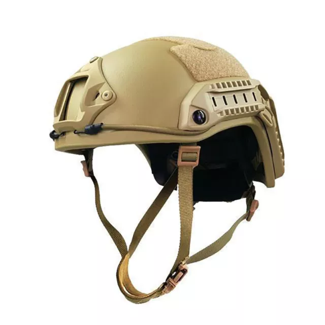 Tactical Uhmw-Pe Ballistic IIIA Bullet Proof Helmet Size L Large DE