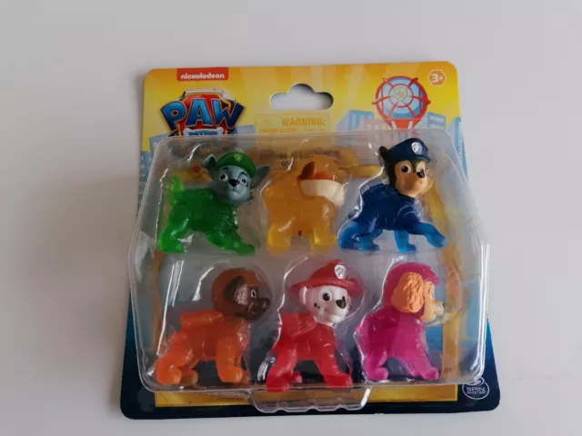 Pack neuf 6 figurines LA PAT PATROUILLE LE FILM Paw Patrol the movie Spin Master