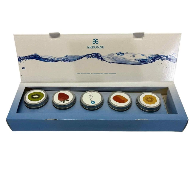 Rare ARBONNE FC5 Travel Candle Set New in Box 5 Scents