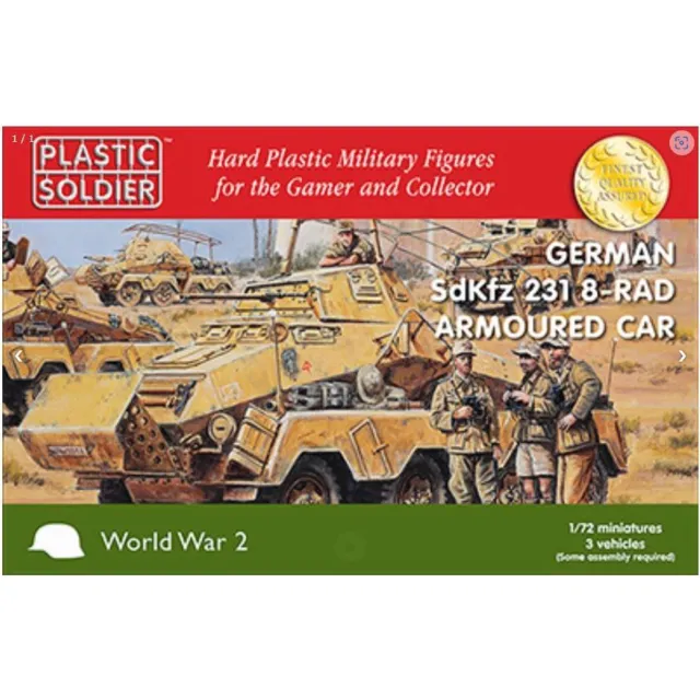 The Plastic Soldier Company The WW2V20025 Sdkfz 231 8 Rad Armoured Car - 1:72