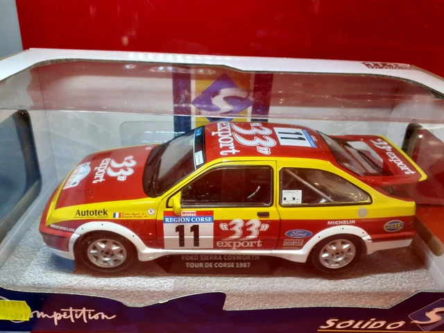 Miniature Solido neuve Die cast 1/18 Ford Sierra Cosworth TDC 87 Auriol 1806103