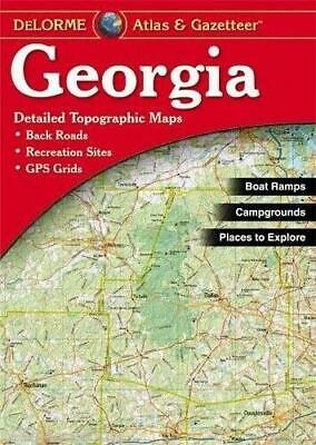 Delorme Georgia GA Atlas & Gazetteer Map Newest Edition Topographic / Road Maps