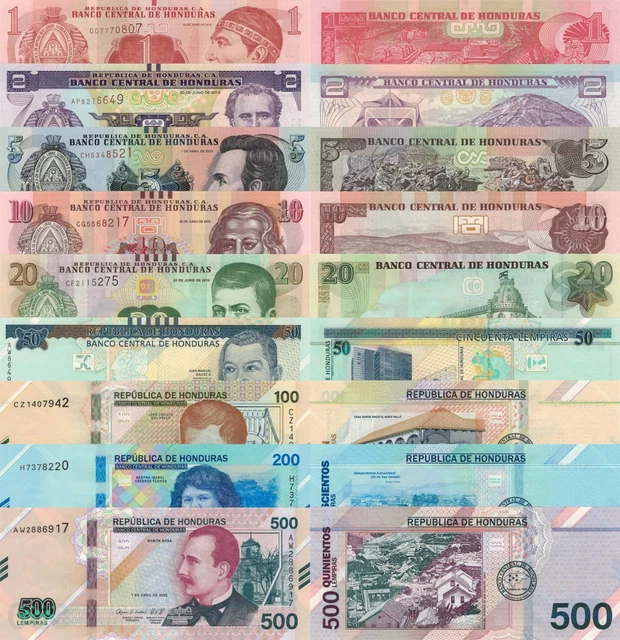 Honduras 5 Lempiras 2010 Pick 91c Sc Unc - NUMISMÁTICA LA LONJA