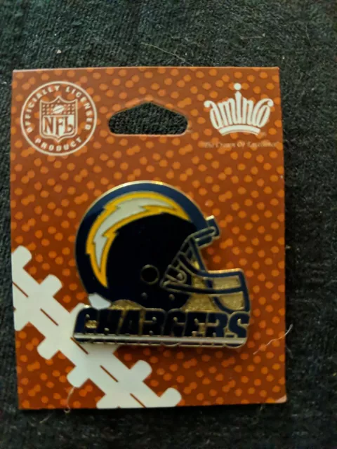 NEW Throwback Los Angeles Chargers Football Helmet Logo Pin - San Diego Vintage