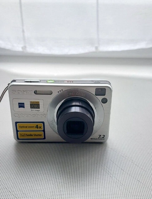 Sony CyberShot DSC-W110 Appareil Photo Numérique 7.2Mpx X4 Zoom Full HD 1080 TBE
