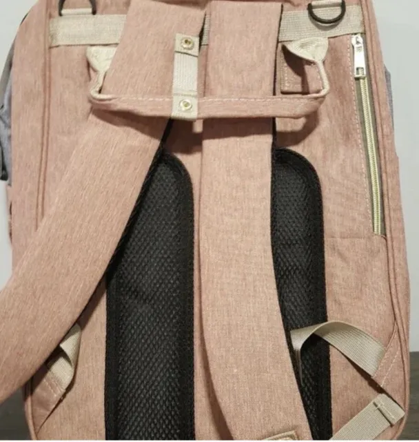 Land Traveling Share Diaper Bag Backpack Pink 9
