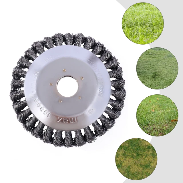 Vyloky Unkrautbürste 200mm Für Freischneider - Edelstahl Drahtfräskopf