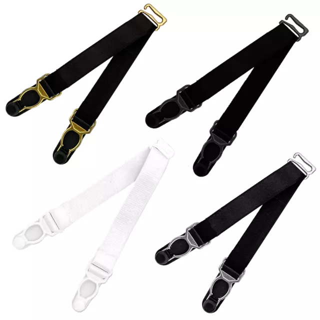 Short Replacement V-Strap Double Clip  Strap Garter Corset Suspender Belt