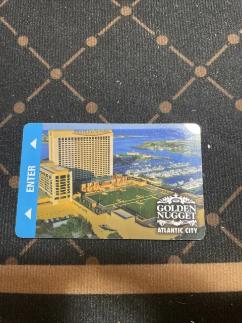 Golden Nugget Casino Atlantic City Hotel Room Key Card View of the Casino