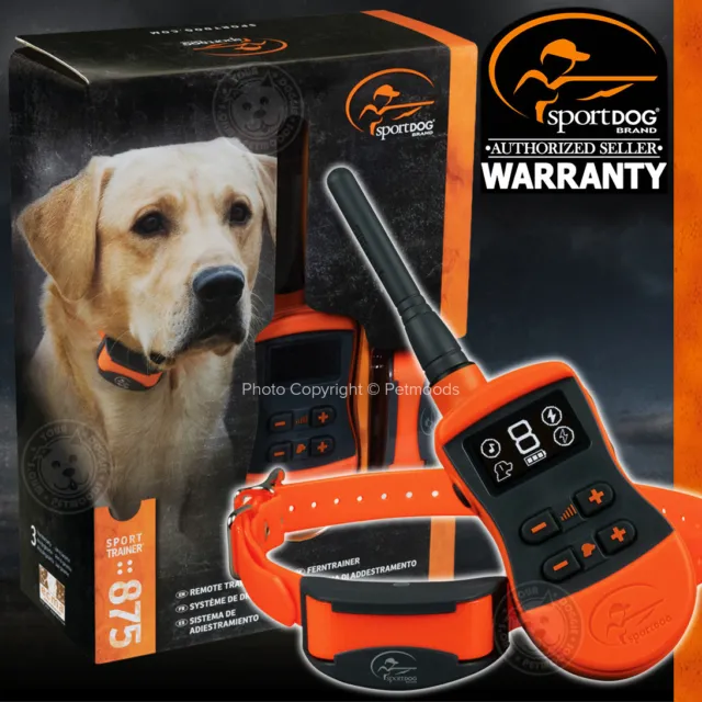 SportDOG SD-875 SportTrainer SD-875E Remote Dog Training Collar Orange 1/2 Mile