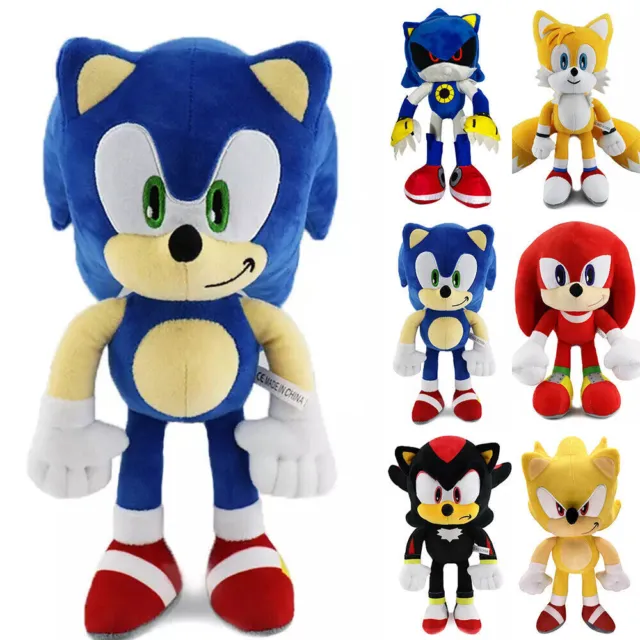 Sonic The Hedgehog Soft Plush Toy Cartoon Stuffed Doll Kids Birthday Xmas Gifts'