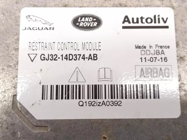 Range Rover Evoque Airbag Modul / ECU GJ32-14D374-AB 2016 3