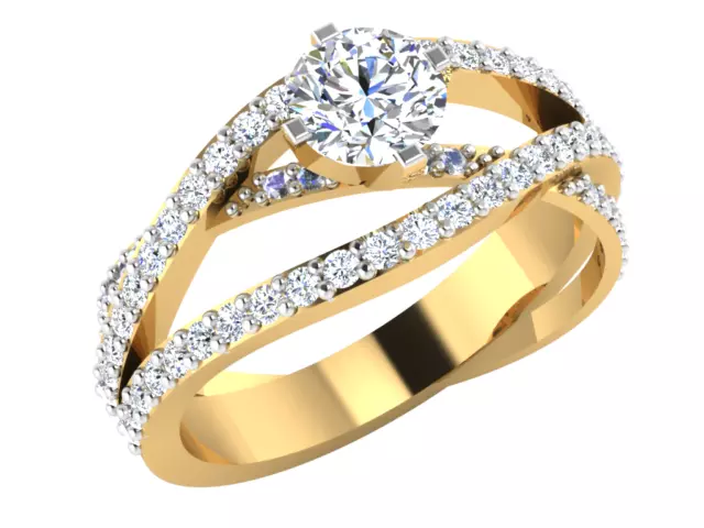  A2A 2 anillos vintage para mujer, anillo de pareja con corona  de flores y diamantes de imitación de oro para mujeres, adolescentes,  niñas, anillo apilable vintage, bohemio, midi anillos de joyería