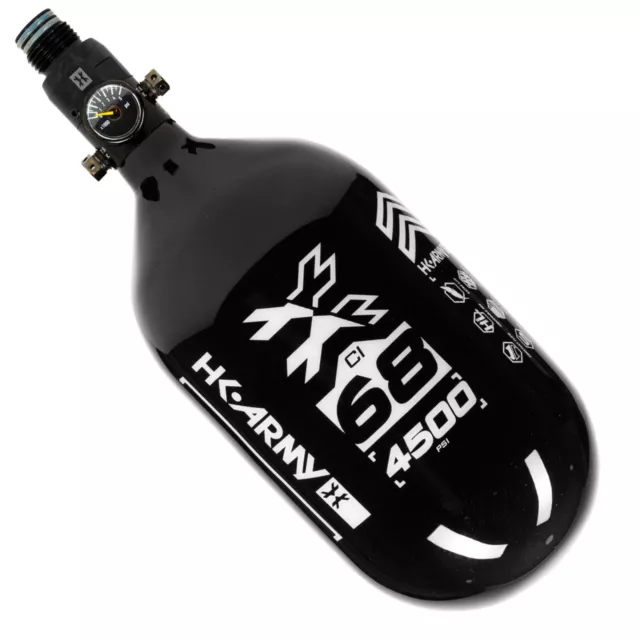 HK ARMY Rush Carbon Tank - 68 / 4500 - Black / White