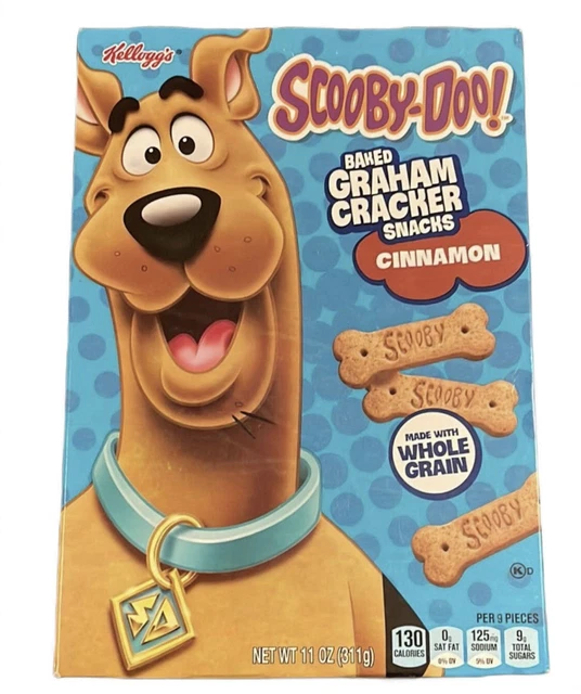 KELLOGG’S SCOOBY DOO Scooby Snacks Cinnamon Graham Crackers USA Import