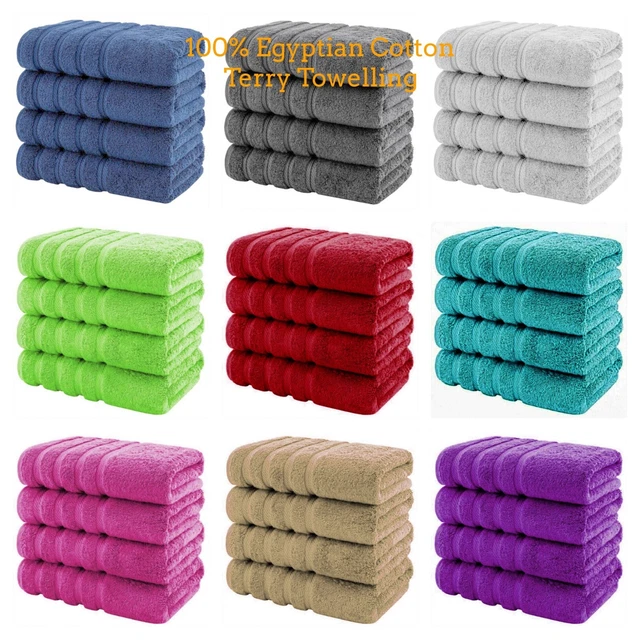4x Large Jumbo Bath Sheets 100% Egyptian Cotton Soft XL Size Big Bargain Towels