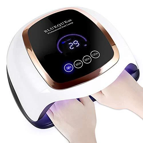 SINZONeu Lampe UV Sèche Ongles, 168W UV LED Séchoir à Ongles Professionnel Autom