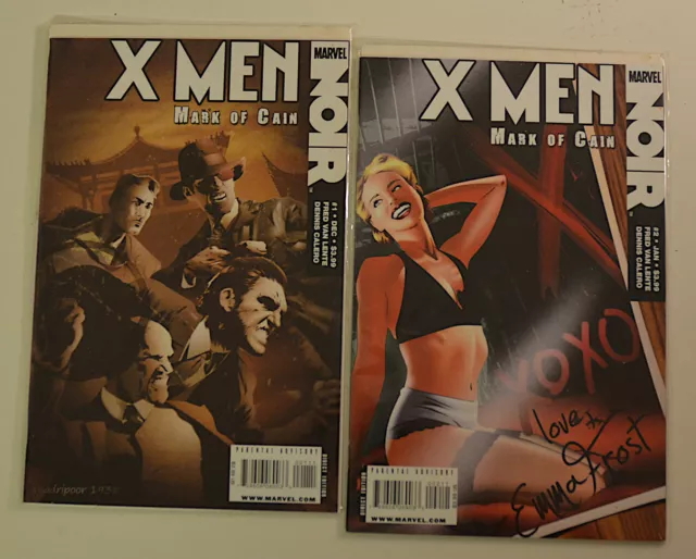 X-Men Mark of Cain Lot of 2 #1,2 Marvel Comics (2010) VF+ 1st Print Comic Books