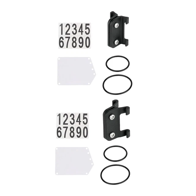 Racing Number Plate and Holder Quick Release with Bands Fixed Parts Bracket PP