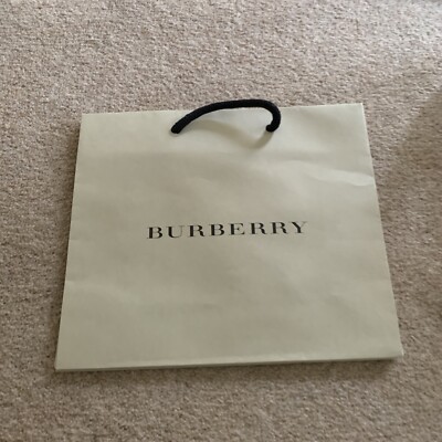 BURBERRY Lusso Paper Carrier Borsa Regalo 30*21cm 