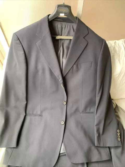 Mens Hugo Boss Navy Blue Blazer Suit Jacket 44R EU54