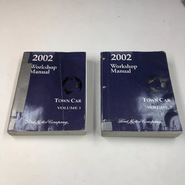 2002 Ford Lincoln Town Car Volumes 1 + 2  Workshop Service Repair Manual OEM