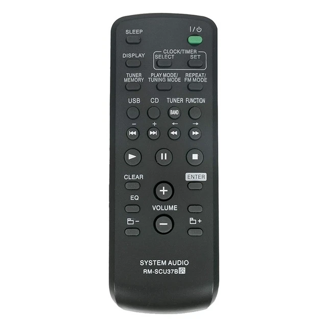 2X(Replace Remote RM-SCU37B for  HI-FI Component System LBT-SH2000 SS-SH2000 CMT