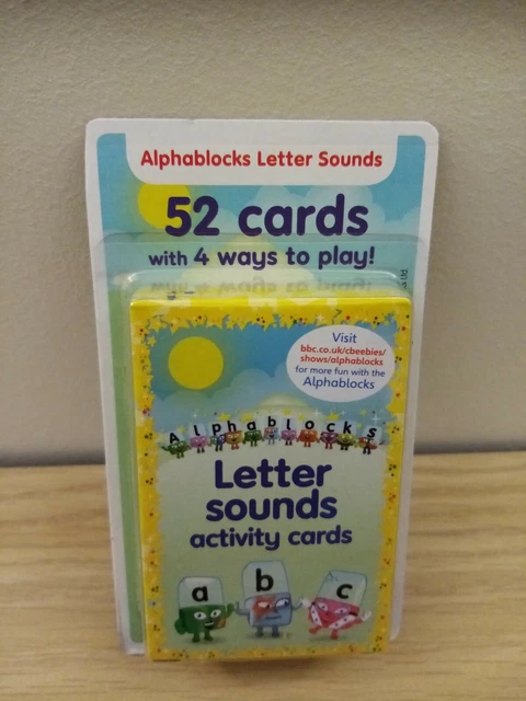 CBEEBIES ALPHABLOCKS ACTIVITY Cards 52 Phonics Letter and Sounds Home ...