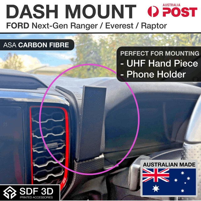 DASH MOUNT FOR FORD Next-Gen Ranger/Everest/Raptor ORIGINAL DESIGN ...