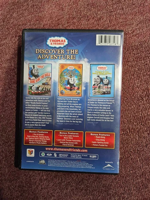 THOMAS AND FRIENDS: Discovery on Rails DVD 2012 3-Disc Set Canadian ...