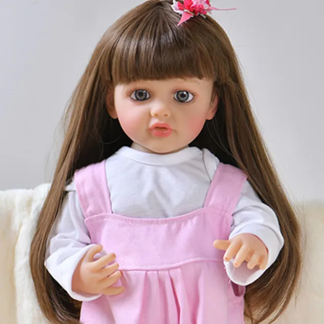 55cm Reborn Doll Toy Full Body Waterproof Newborn Toddler Doll Accompany Kids