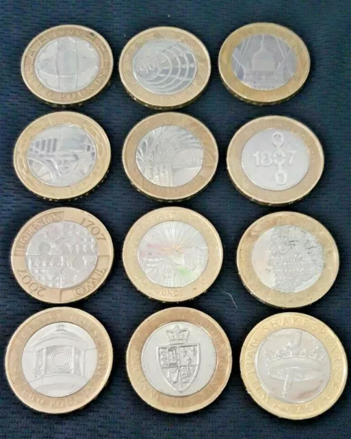 Circulated UK Coins  TWO POUNDS /  £2   1999 - 2016
